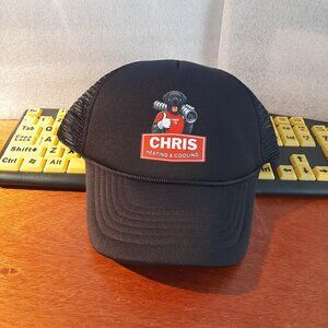 NEW ! Chris Heating  & Cooling Net Hat Black